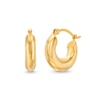 Thumbnail Image 1 of Chunky 15.0mm Hoop Earrings in Hollow 14K Gold