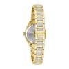 Thumbnail Image 2 of Ladies' Bulova Crystal Accent Gold-Tone Watch with Mother-of-Pearl Dial (Model: 98L306)