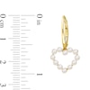 Thumbnail Image 4 of Freshwater Cultured Pearl Outline Heart Necklace, Ring and Drop Earrings Set in 14K Gold