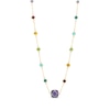 Thumbnail Image 0 of EFFY™ Collection Multi-Colour Multi-Gemstone Station Necklace in 14K Gold
