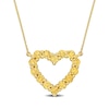 Thumbnail Image 0 of Citrine Outline Heart Necklace in 10K Gold - 17"