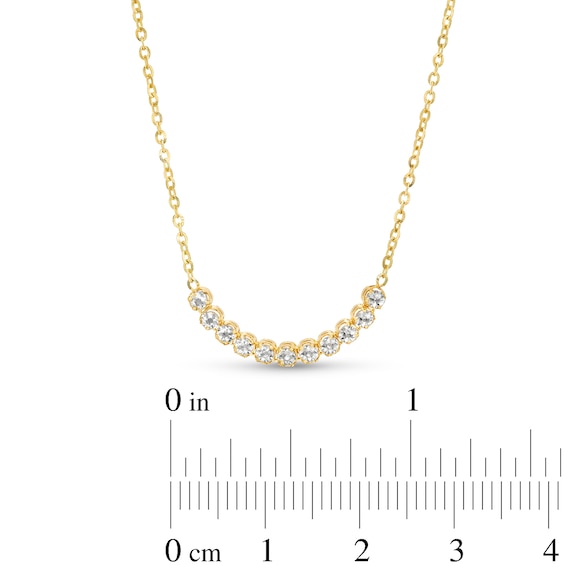 Diamond-Cut Brilliance Beads Necklace in 14K Gold