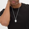 Thumbnail Image 2 of Men's Engravable Dog Tag Style Locket in Sterling Silver (2 Images and Initials) - 22&quot;