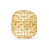 Thumbnail Image 3 of Diamond-Cut Floral Lattice Ring in 14K Gold
