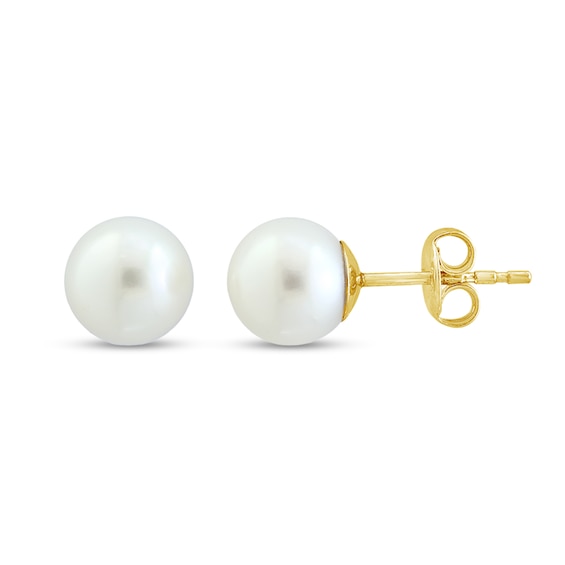 EFFY™ Collection 7.5-8.0mm Freshwater Cultured Pearl Strand Necklace, Strand Bracelet and Stud Earrings Set in 14K Gold