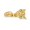 Open Diamond-Cut Panther Ring in 14K Gold - Size 7