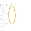 Thumbnail Image 2 of Diamond-Cut 50.0mm Hoop Earrings in 14K Gold