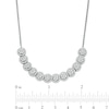 Thumbnail Image 2 of 2.00 CT. T.W. Multi-Diamond Frame U Curved Necklace in 10K White Gold