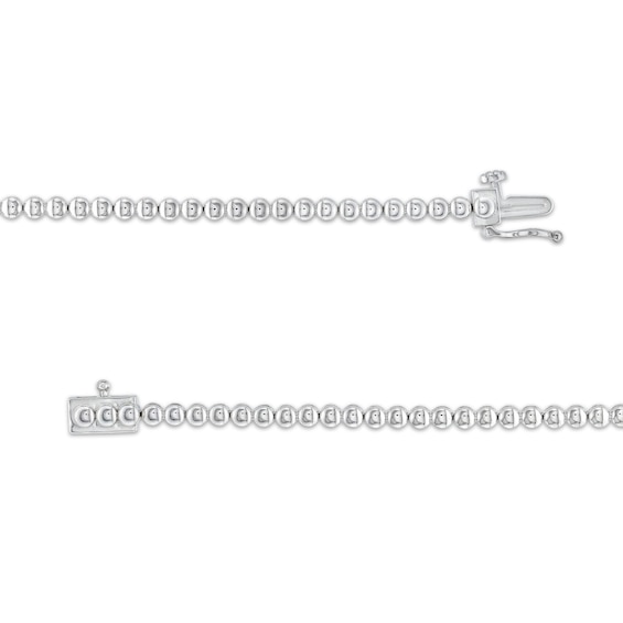 0.33 CT. T.W. Diamond Miracle Tennis-Style Necklace in Sterling Silver - 17"