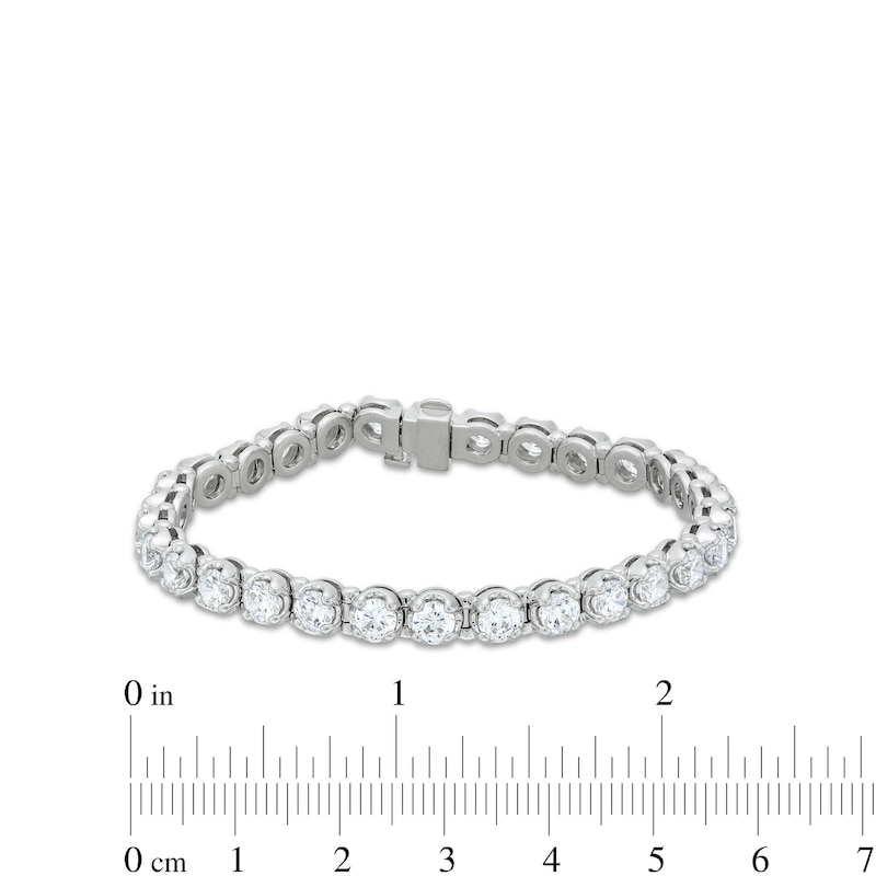 10.00 CT. T.W. Certified Lab-Created Diamond Tennis Bracelet in 10K White Gold (I/I1) - 7.25"