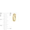 Thumbnail Image 2 of Love Knot Studs and Hoop Earrings Set in 10K Gold