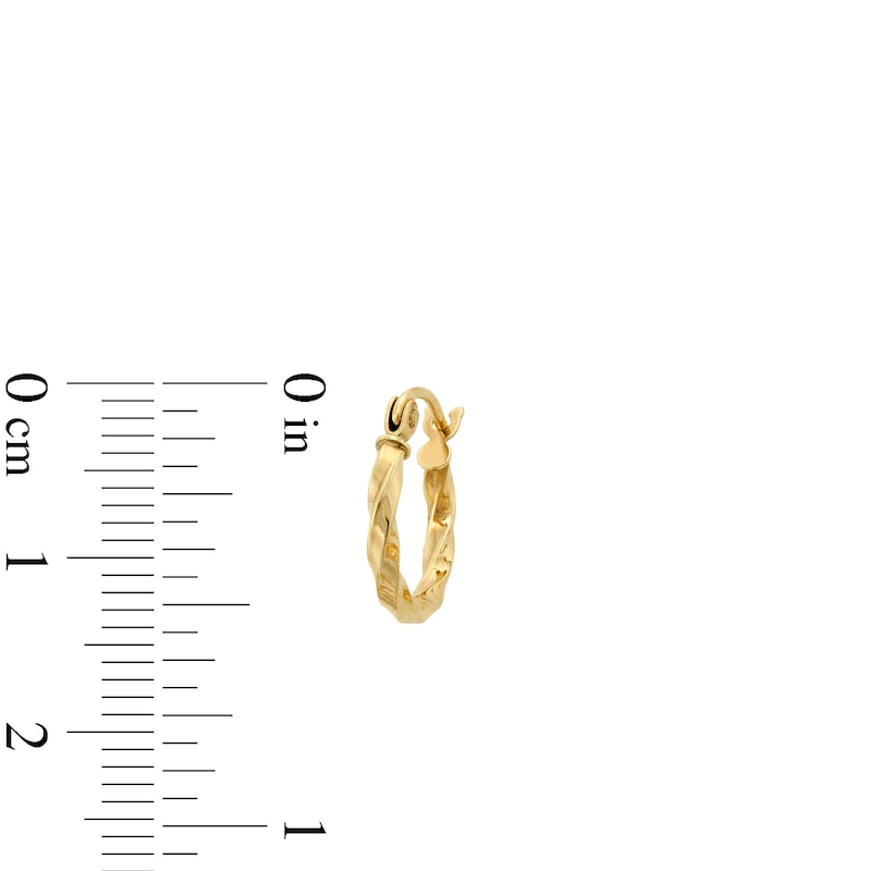 Love Knot Studs and Hoop Earrings Set in 10K Gold|Peoples Jewellers