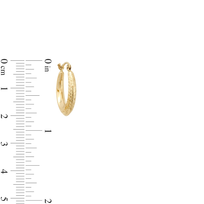 Love Knot Studs and Hoop Earrings Set in 10K Gold|Peoples Jewellers