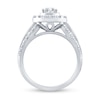 Thumbnail Image 2 of 1.95 CT. T.W. Diamond Frame Multi-Row Engagement Ring in 14K White Gold (I/I1-I2)