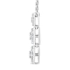 0.45 CT. T.W. Multi-Diamond Linear Three Stone Graduating Drop Pendant in 10K White Gold