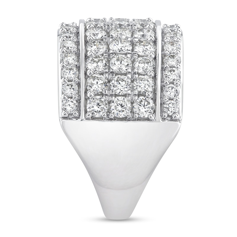 Main Image 2 of 1.95 CT. T.W. Diamond Edge Multi-Row Ring in 14K White Gold