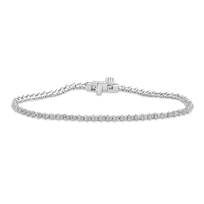 1.95 CT. T.W. Diamond Tennis Bracelet in 14K Gold