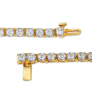 5.0 CT. T.W. Diamond Tennis Bracelet in 10K Gold (L/I2)