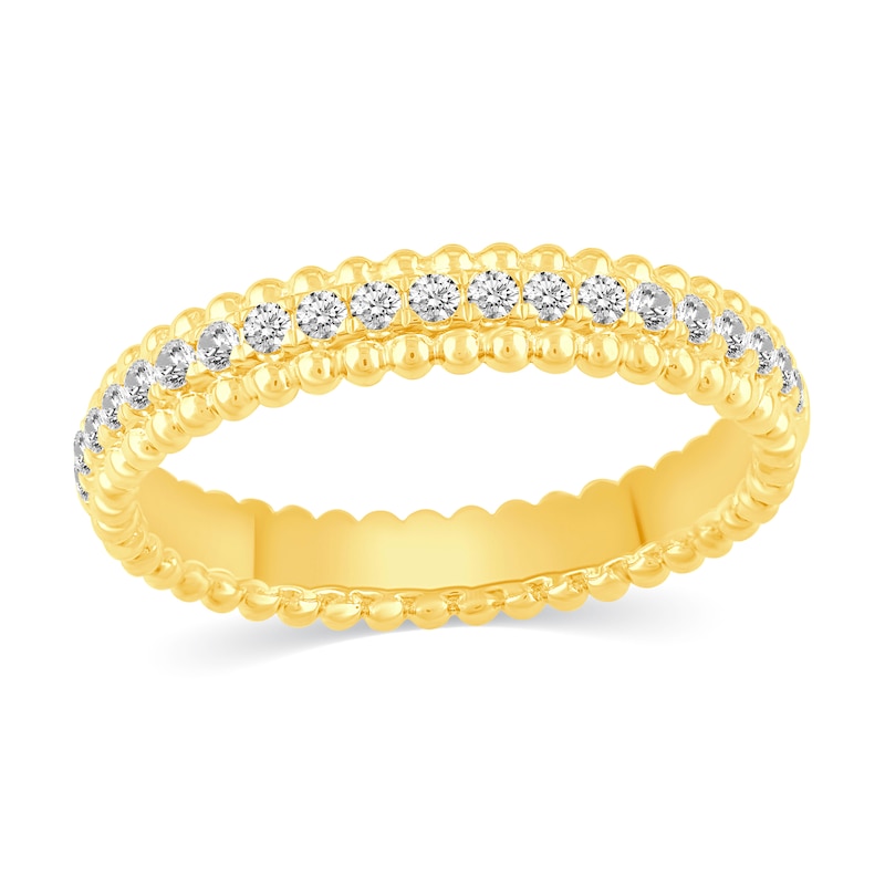 0.53 CT. T.W. Multi-Diamond Beaded Bridal Set in 14K Gold|Peoples Jewellers