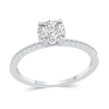 0.45 CT. T.W. Multi-Diamond Engagement Ring in 14K White Gold