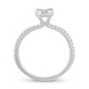 0.45 CT. T.W. Multi-Diamond Engagement Ring in 14K White Gold