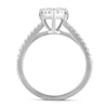 Thumbnail Image 1 of 0.69 CT. T.W. Heart Multi-Diamond Engagement Ring in 14K White Gold