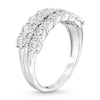 Thumbnail Image 3 of 0.50 CT. T.W. Diamond Miracle Double Row Band in 10K White Gold