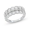 Thumbnail Image 0 of 1.00 CT. T.W. Diamond Miracle Double Row Band in 10K White Gold