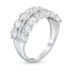 Thumbnail Image 3 of 1.00 CT. T.W. Diamond Miracle Double Row Band in 10K White Gold