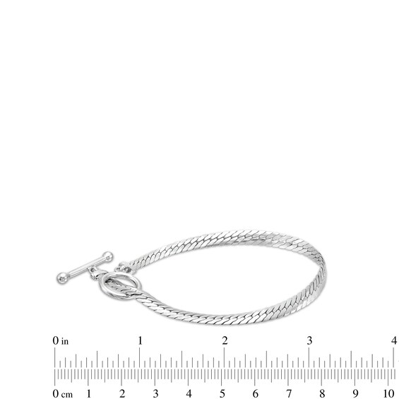 4.0mm Cuban Herringbone Chain Necklace and Bracelet Set in Solid Sterling Silver