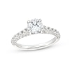 Vera Wang Love Collection Canadian Certified Centre Diamond 1.95 CT. T.W. Engagement Ring in 14K White Gold (I/SI2)