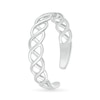 Thumbnail Image 1 of Cascading Braid Toe Ring in 10K White Gold