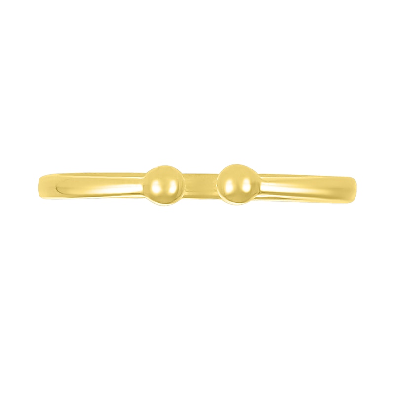 Polished Bead Wrap Toe Ring in 10K Gold|Peoples Jewellers