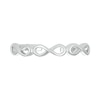 Thumbnail Image 2 of Sideways Infinity Symbols Toe Ring in 10K White Gold