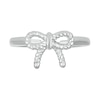 Rope Bow Knot Toe Ring in Sterling Silver