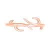 Antlers Wrap Toe Ring in 10K Rose Gold