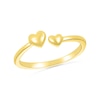 Thumbnail Image 0 of Polished Double Heart Wrap Toe Ring in 10K Gold