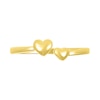 Thumbnail Image 2 of Polished Double Heart Wrap Toe Ring in 10K Gold