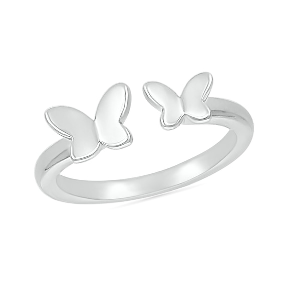 Butterflies Toe Ring in Sterling Silver