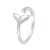 Mermaid Tail Wrap Toe Ring in Sterling Silver