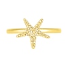 Thumbnail Image 2 of Textured Starfish Toe Ring in 10K Gold