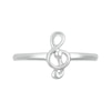 Treble Clef Music Note Toe Ring in Sterling Silver