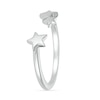 Thumbnail Image 1 of Star Cluster Wrap Toe Ring in Sterling Silver