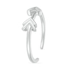 Thumbnail Image 1 of Sideways Arrow Toe Ring in 10K White Gold