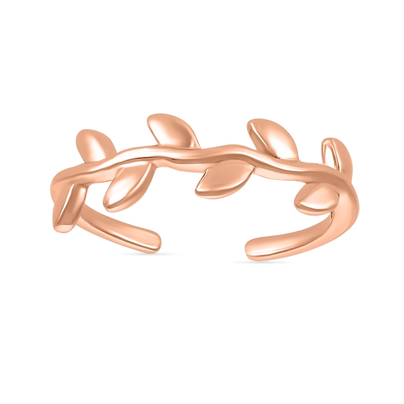 Leafy Vine Toe Ring in 10K Rose Gold|Peoples Jewellers