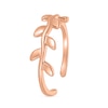 Leafy Vine Toe Ring in 10K Rose Gold