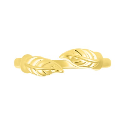 Leaf Wrap Toe Ring in 10K Gold