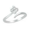 Thumbnail Image 0 of Celtic-Style Flower Wrap Toe Ring in Sterling Silver