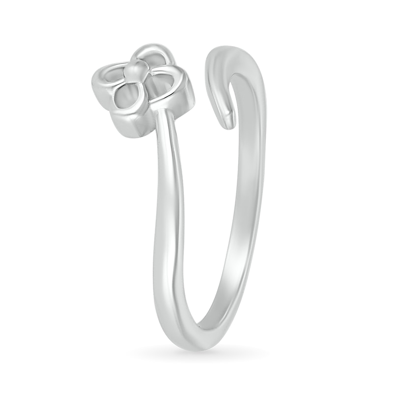 Celtic-Style Flower Wrap Toe Ring in Sterling Silver|Peoples Jewellers