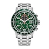 Thumbnail Image 0 of Men's Citizen Eco-Drive® Brycen Chronograph Silver-Tone Watch with Green Dial (Model: CA0851-56X)